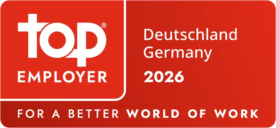 Signet über Auszeichnung der VHV zum Top Employer 2026