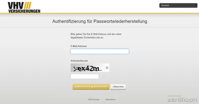 Passwort wiederherstellen